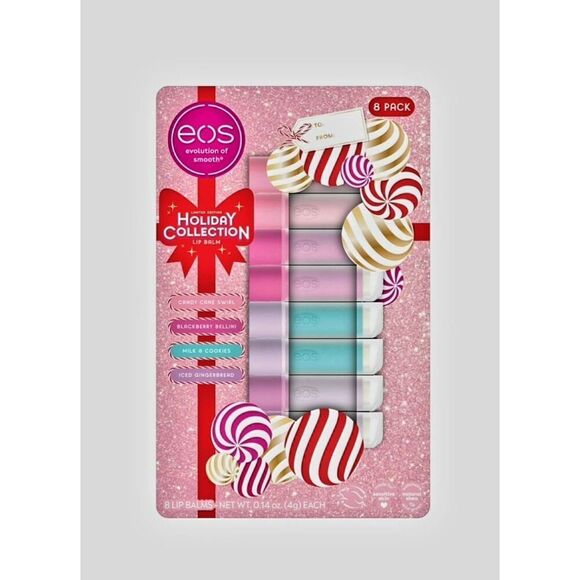 NEW IN BOX LIMITED HOLIDAY EDITION EOS LIP BALM - Picture 1 of 5